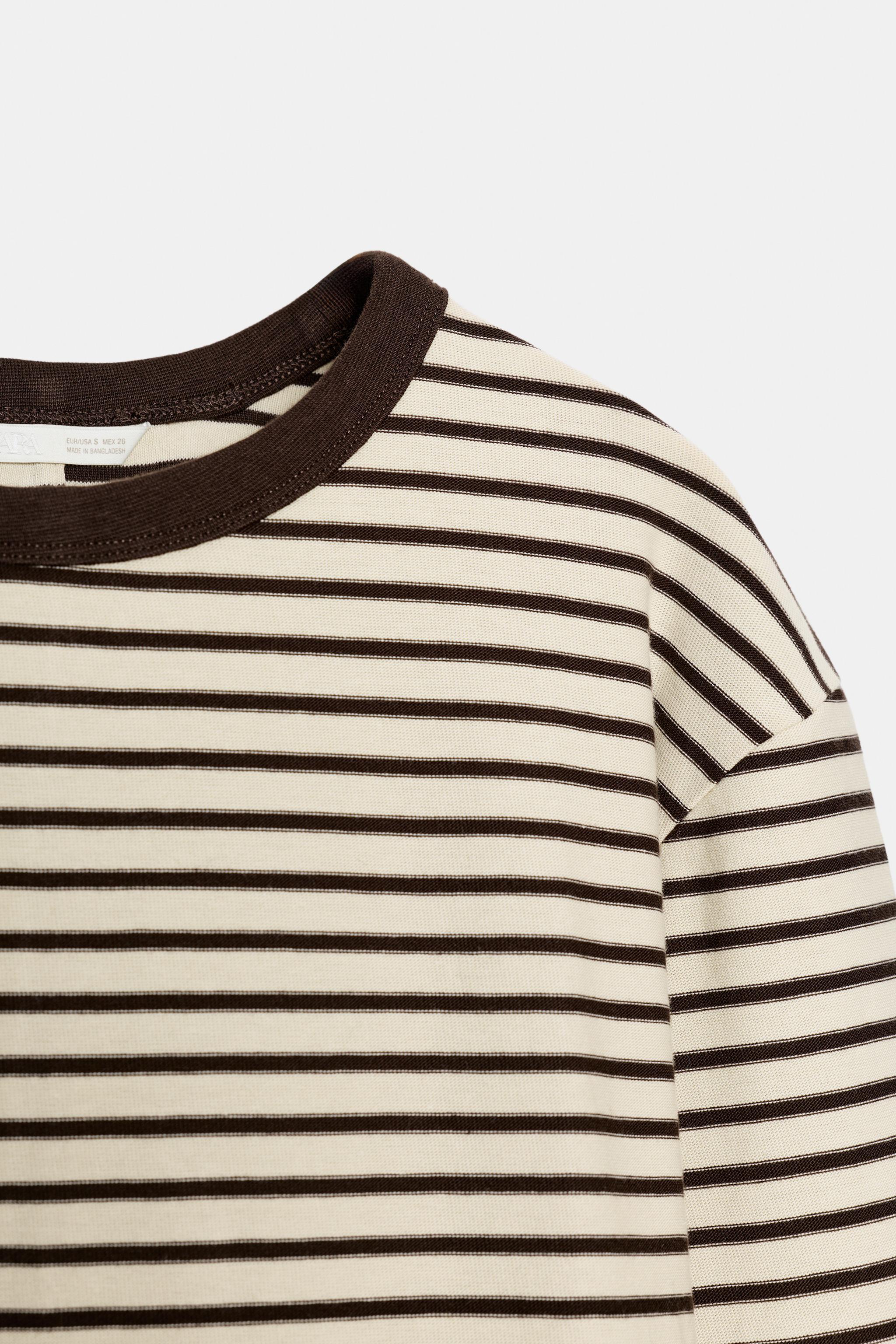 STRIPED LONG SLEEVE T-SHIRT
